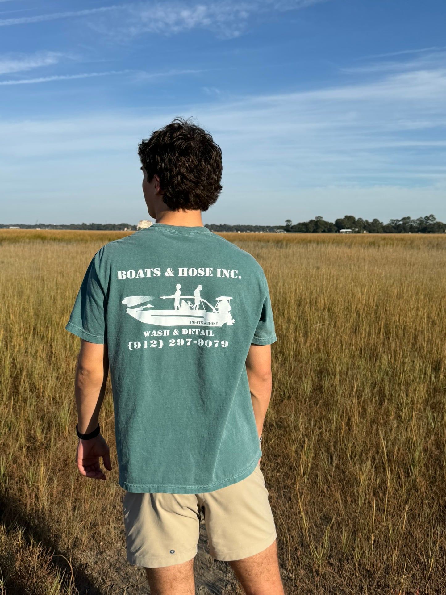 Emerald Green Pocket T Shirt
