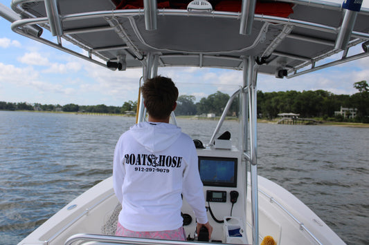 B&H White Hoodie
