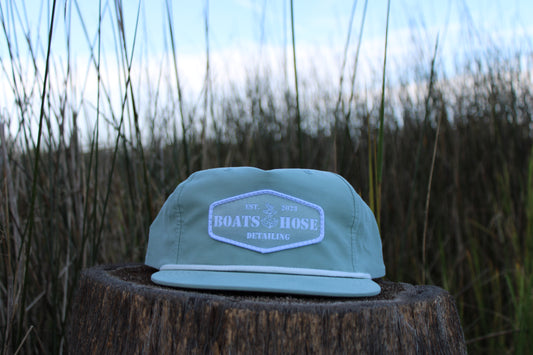 Dusty Blue Rope Hat